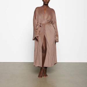 SKIMS Velour Wrap Robe
